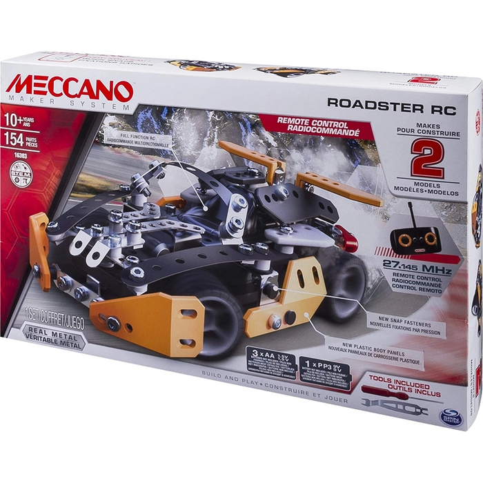 مجموعة مينيكونو سبورت رودستر RC - 154 قطعة لبناء نماذج سيارات سريعة بتحكم لاسلكي من سبين ماستر