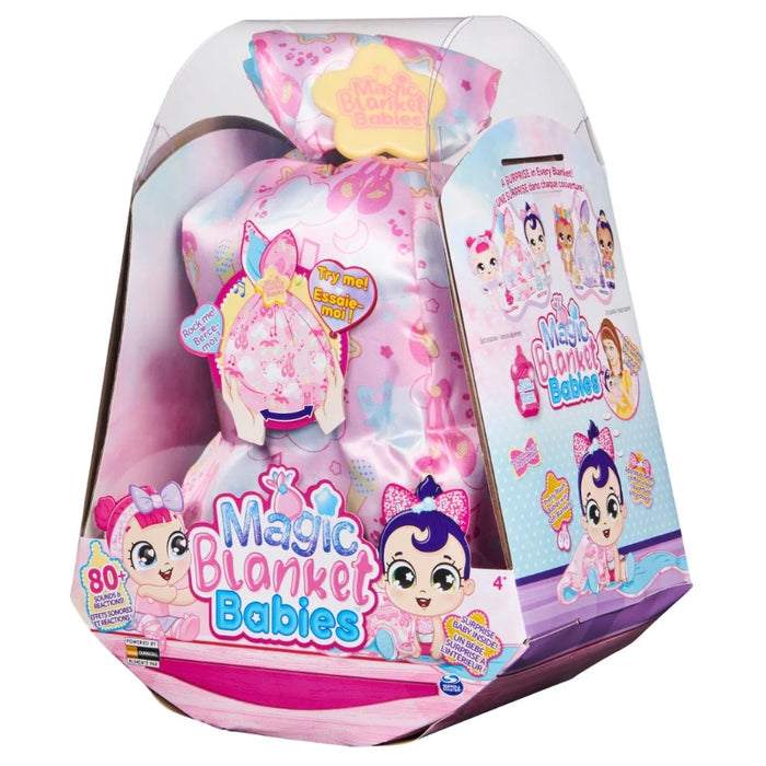 حزمة دمى الرضع من Magic Blanket Babies باللون الوردي مع موسيقى وأصوات لطيفة من سبين ماستر