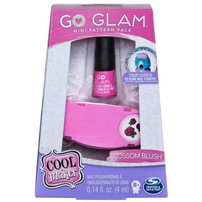 مجموعة الأنماط المصغرة GO Glam من كول ميكر - بلوسوم بلاش لتصميم الأظافر في دقائق من سبين ماستر