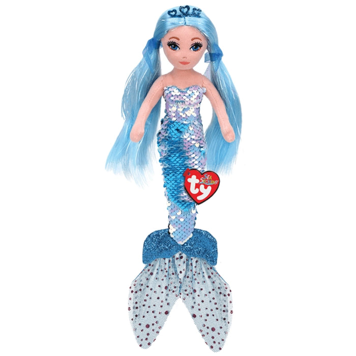 Ty Sea Sequins Mermaid Indigo 18-Inch- Blue