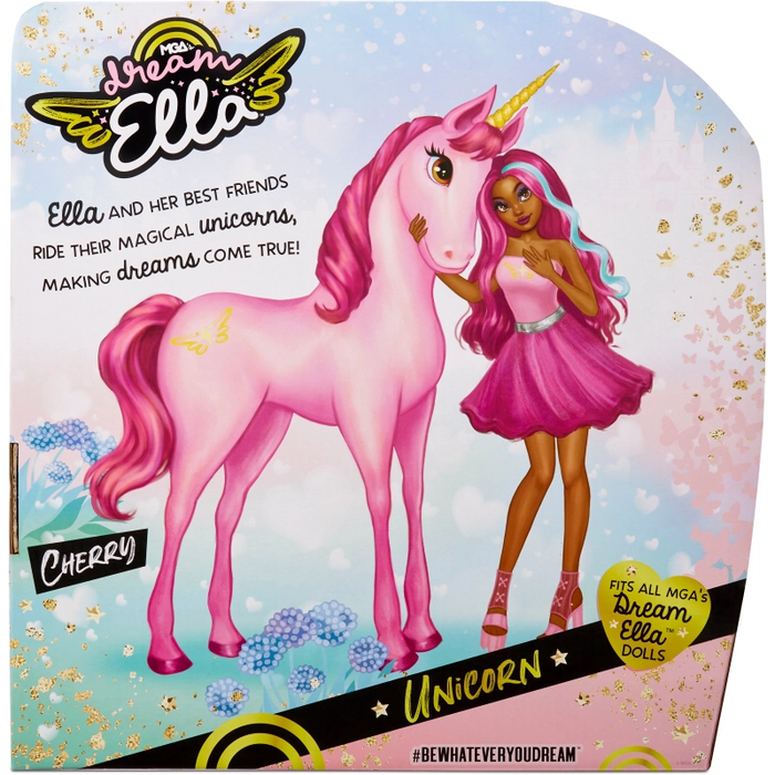 حلم إيلا وحيد القرن - وردي بتصميم جذاب يناسب الدمى بطول 29.2 سم من إم جي إيه إنترتينمنت