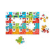 لعبة بازل م Farm Number Floor Puzzle- 24 قطعة من الكرتون السميك، سهلة التنظيف وتعزز مهارات الأطفال. من ميليسا آند دوغ
