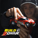 سيارة سباق RC 1:24 من إكزوسست Build 2 Drive مع تحكم 20 متر وقطع سهلة التركيب من سيلفرليت