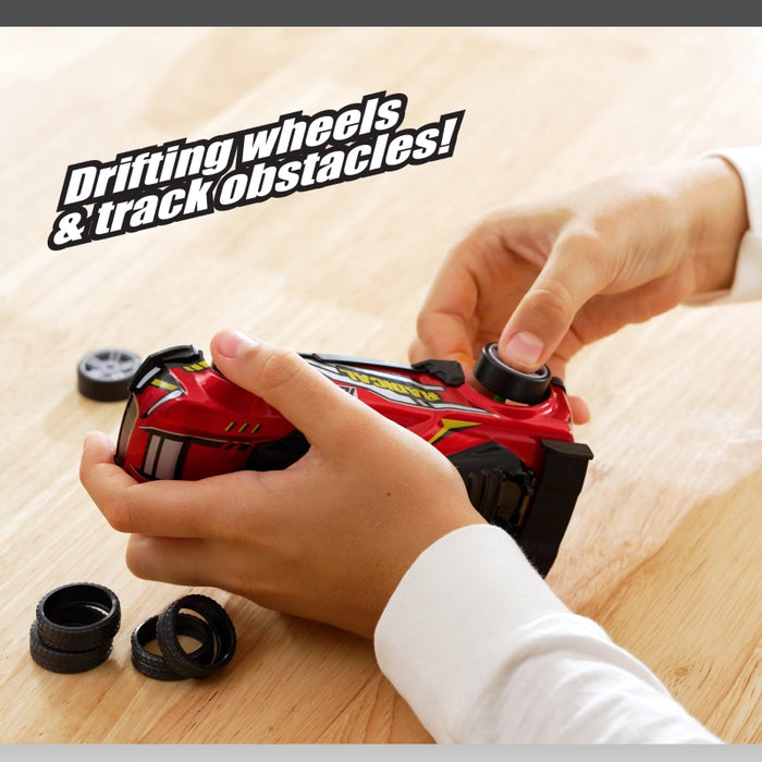 سيارة سباق RC 1:24 من إكزوسست Build 2 Drive مع تحكم 20 متر وقطع سهلة التركيب من سيلفرليت