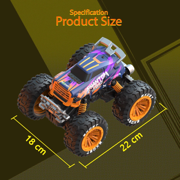 إكزست فانتوم فورس، حجم 1:16 مدى تحكم 25 متر، يتحمل جميع التضاريس من سيلفرليت