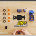 سيارة سباق RC 1:24 من إكزوسست Build 2 Drive مع تحكم 20 متر وقطع سهلة التركيب من سيلفرليت