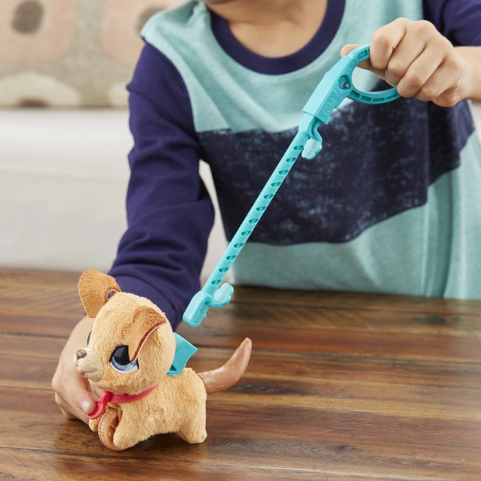 ب Puppy ووكالوتس ليل واغز جرو مرن مع حركة ذيل ونظام ربط للأطفال من هاسبرو