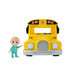 باص المدرسة الموسيقي الأصفر من CoComelon مع شخصية JJ و6 أصدقاء وأغنية "Wheels on the Bus" من جازويرز