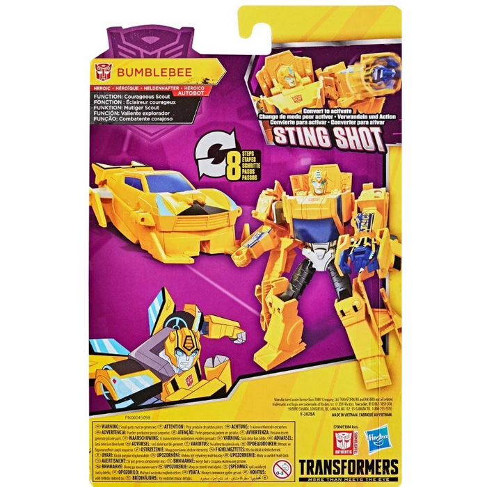 محاربة فئة رينجر من Transformers - بامبلبي بارتفاع 5.4 بوصة وتحويل 8 خطوات مع هجوم خاص من هاسبرو
