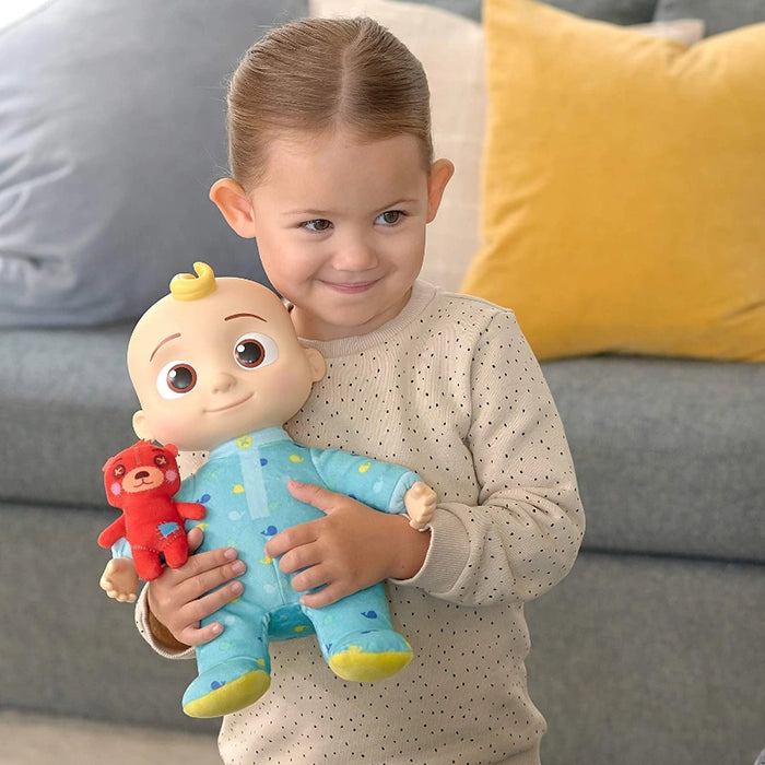 دمية النوم جي جي من كوكوميلون مع صوت ووسادة دمية دب للأطفال المريحة من جازويرز