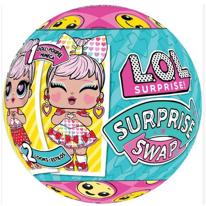 مجموعة دمى L.O.L. Surprise Swap Tots - Sidekick مع 9 دمى لتبديل الإطلالات! من إم جي إيه إنترتينمنت