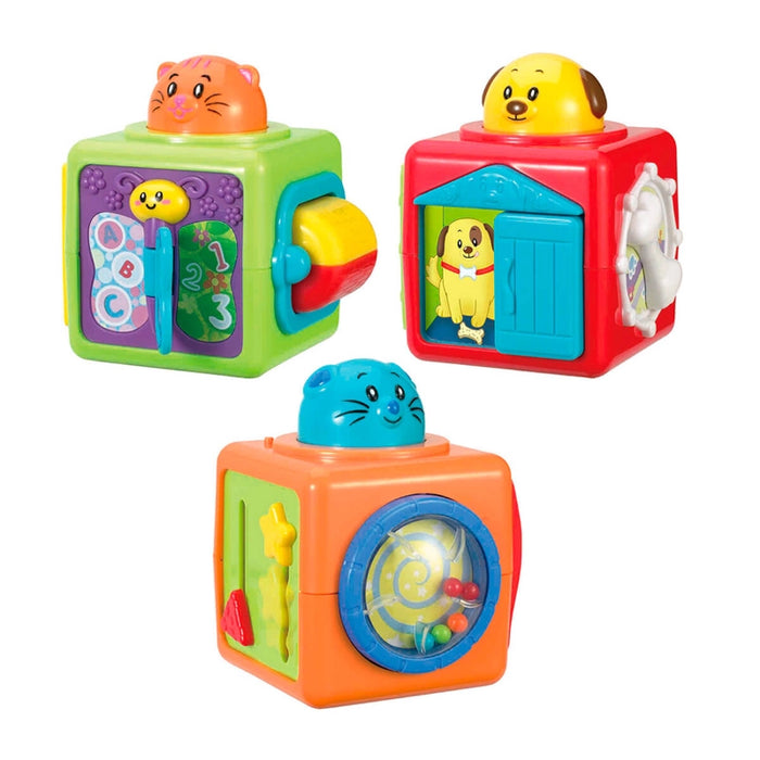 كتل نشاط Stack 'N Play لتحسين المهارات الحركية والتعبير الذاتي للأطفال من وين فن