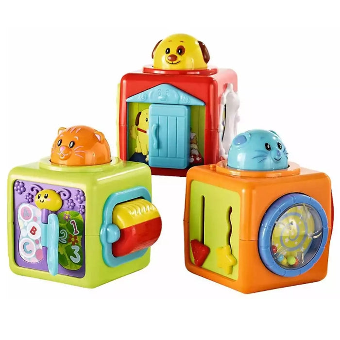 كتل نشاط Stack 'N Play لتحسين المهارات الحركية والتعبير الذاتي للأطفال من وين فن