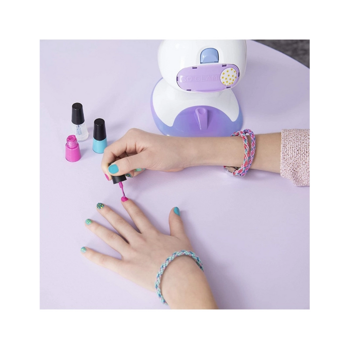 سالون طباعة الأظافر GO Glam من Cool Maker - 5 أنماط وتجفيف سريع بـ 5 دقائق من سبين ماستر