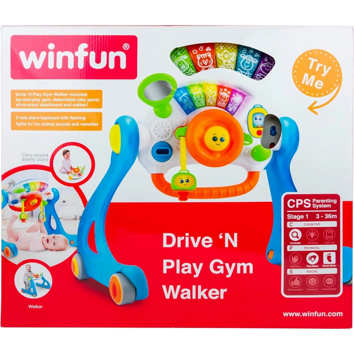 Drive 'N Play Gym Walker