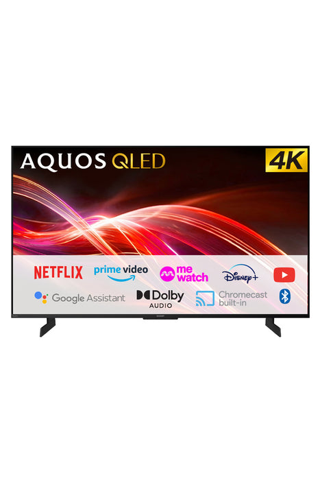 تلفاز شارب 98 إنش 4K Ultra HD QLED مع معالج X7 AI ودعم Dolby Vision وAtmos