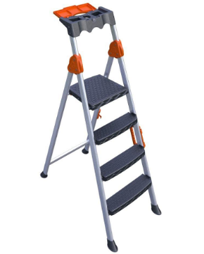 سلم حديد تركي 4 درجات من Eurostep Mensa Plus Ladder Bashiti Hardware