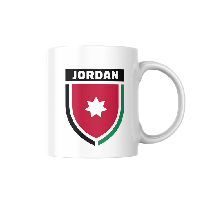 كوب برسلان بشعار المنتخب الأردني تصميم فريد ومميز.