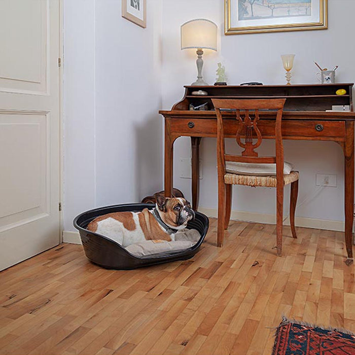 سرير بلاستيكي أبيض مقاس 6 للكلاب من Ferplast