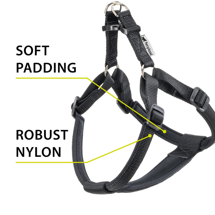 حزام نايلون مبطن مقاس XL للكلاب من Ferplast