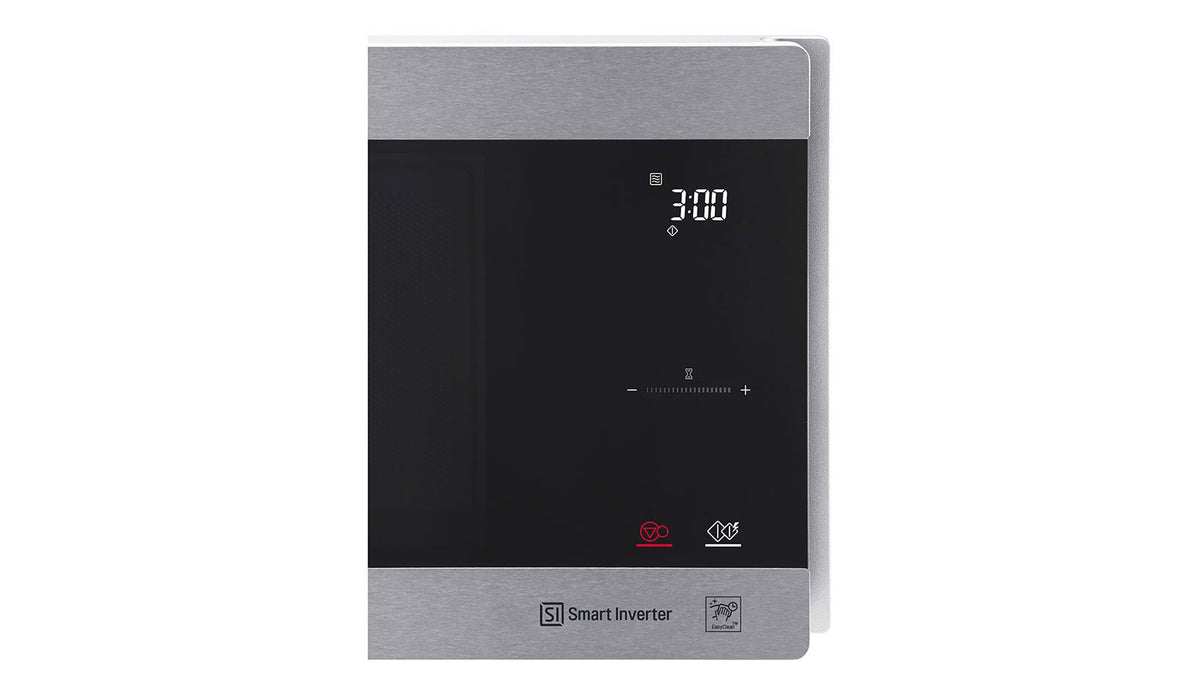 فرن المايكرويف بسعة 42 لتر، بتقنية العاكس الذكي، التسخين المتساوي ،التنظيف السهل ،لون ستانليس من LG