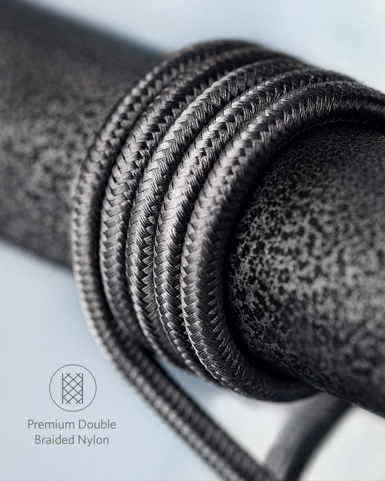 كابل نايلون USB-C إلى USB-C 2.0 60W بطول 3.3ft للشحن السريع من Anker