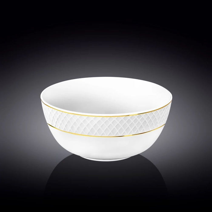 زبدية من Wilmax Diamond - أبيض وذهبي