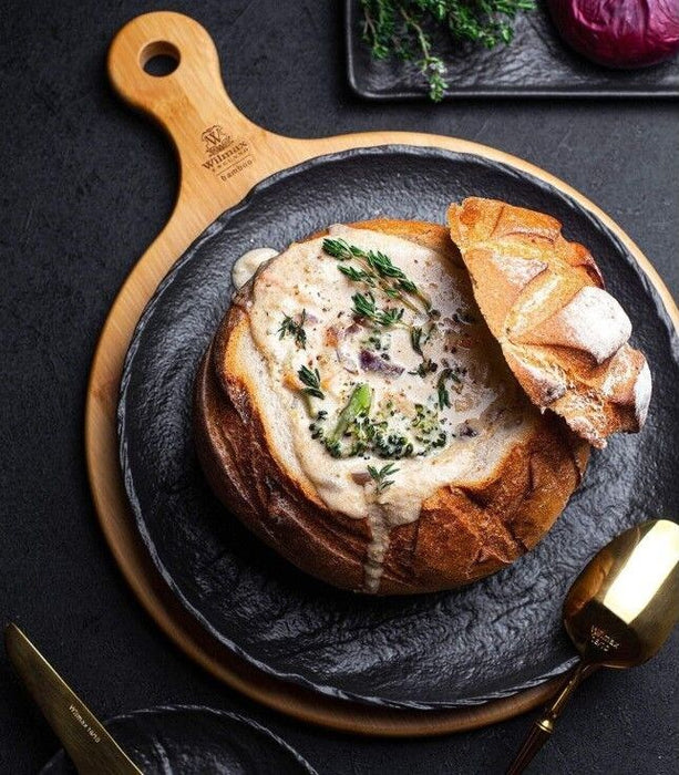 طبق من Wilmax SlateStone - اسود