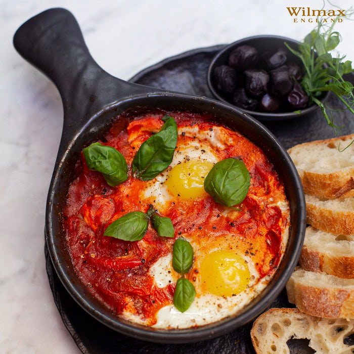 طبق فرن 24*15 سم من Wilmax SlateStone - اسود