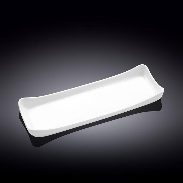 طبق مستطيل من Wilmax - أبيض