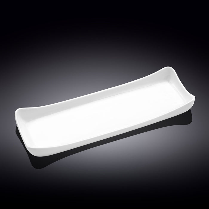 طبق مستطيل من Wilmax - أبيض