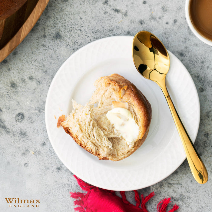 طقم ملاعق قهوة 11.5 سم قطعتين من Wilmax Stella - ذهبي