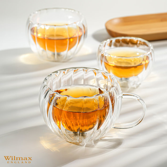 كوب زجاج مزدوج من Wilmax Segment