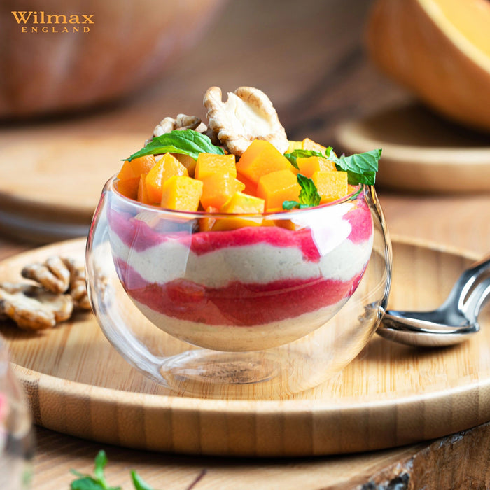 زبدية زجاج مزدوج من Wilmax