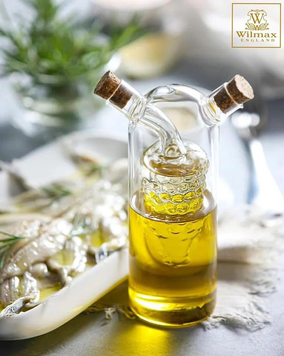 إبريق زيت/خل زجاج 250/50 مل من Wilmax Thermo