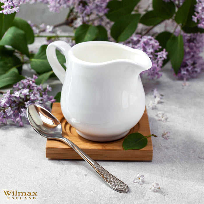 إبريق حليب 300 مل من Wilmax Olivia - أبيض