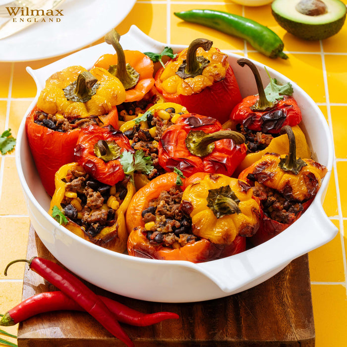 طبق فرن 25.5*21.5 سم من Wilmax - أبيض