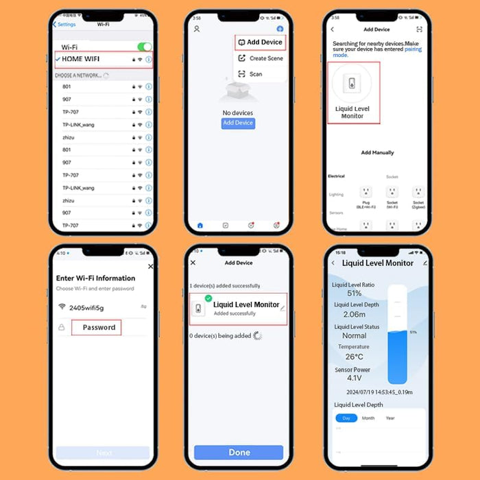 Tank Level Sensor - RF with Wi-Fi