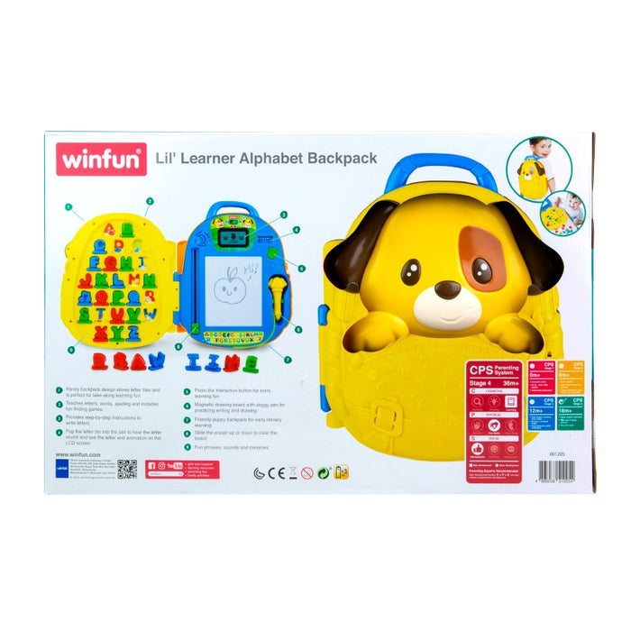 Lil' Learner Alphabet Backpack Toy