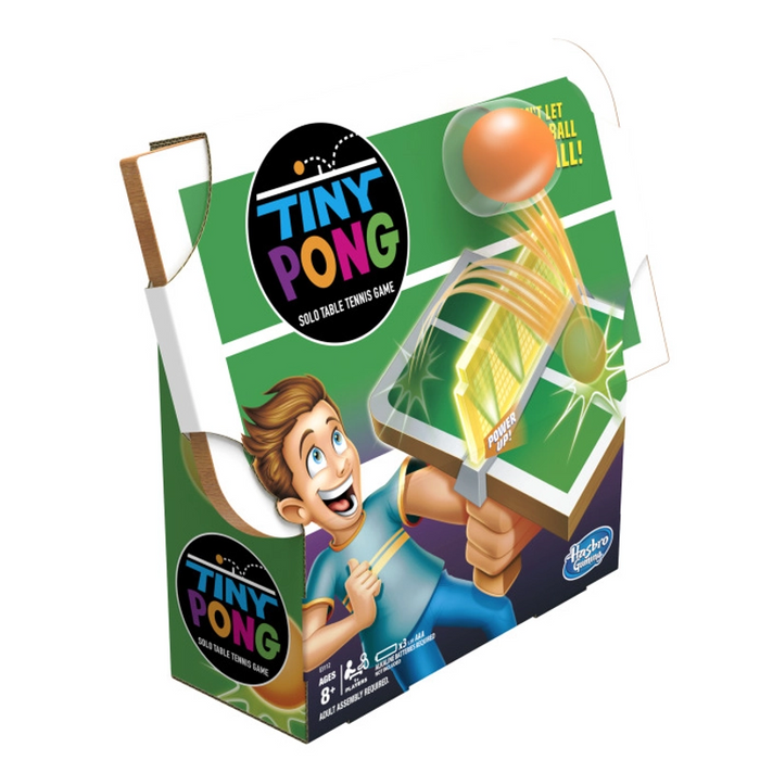 لعبة تنس الطاولة Tiny Pong Solo بتصميم مدمج ووضعين مبتدئ واحترافي لتحدي ممتع من هاسبرو