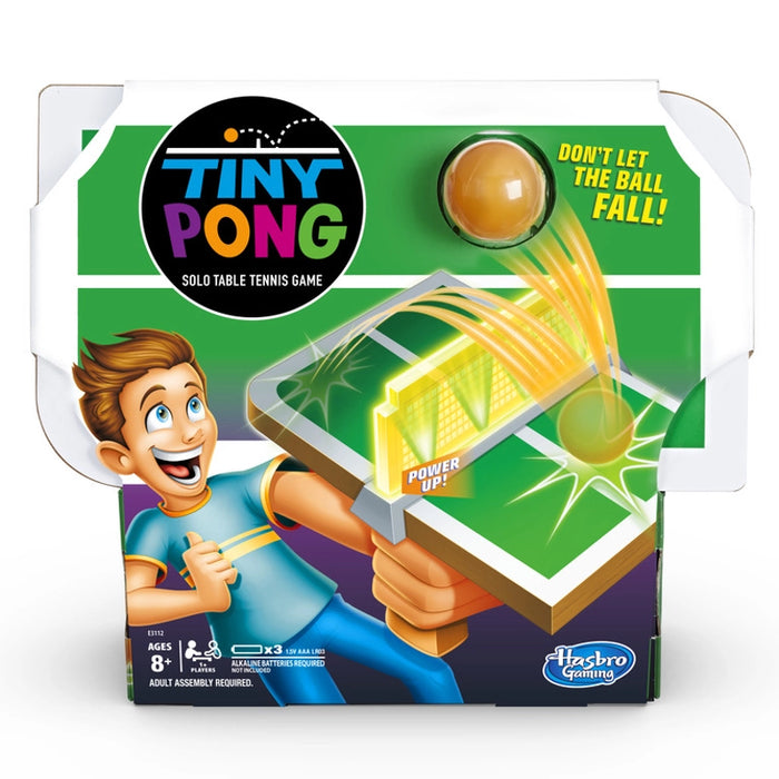 لعبة تنس الطاولة Tiny Pong Solo بتصميم مدمج ووضعين مبتدئ واحترافي لتحدي ممتع من هاسبرو