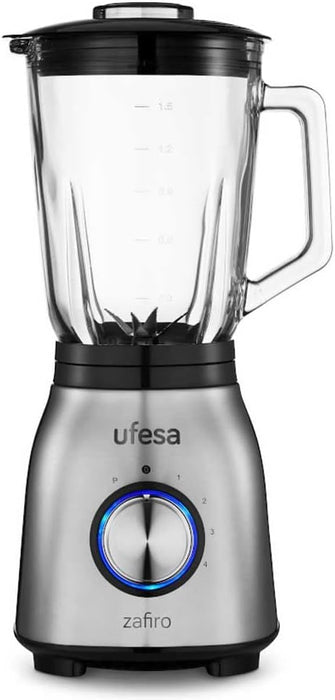 خلاط زجاجي يوفيسا قدرة 1000 واط وعاء 1.5 لتر شفرات ستانلس ستيل