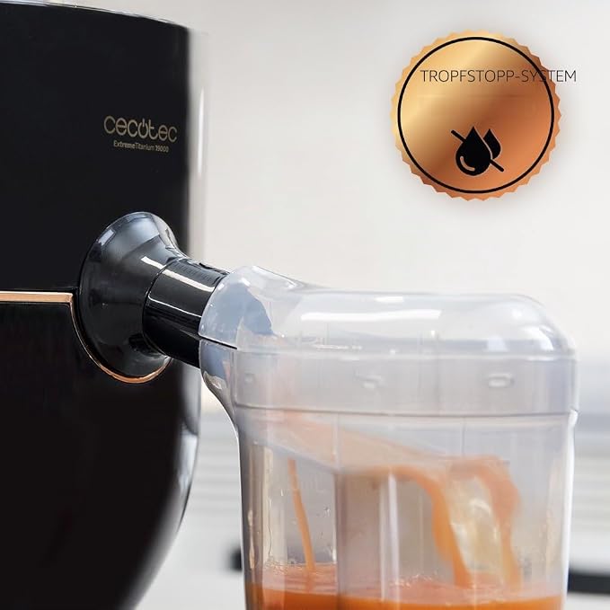 عصارة طرد مركزي إكستريم تيتانيوم 19000 (Extreme Titanium 19000) بقدرة 1000 واط من Cecotec