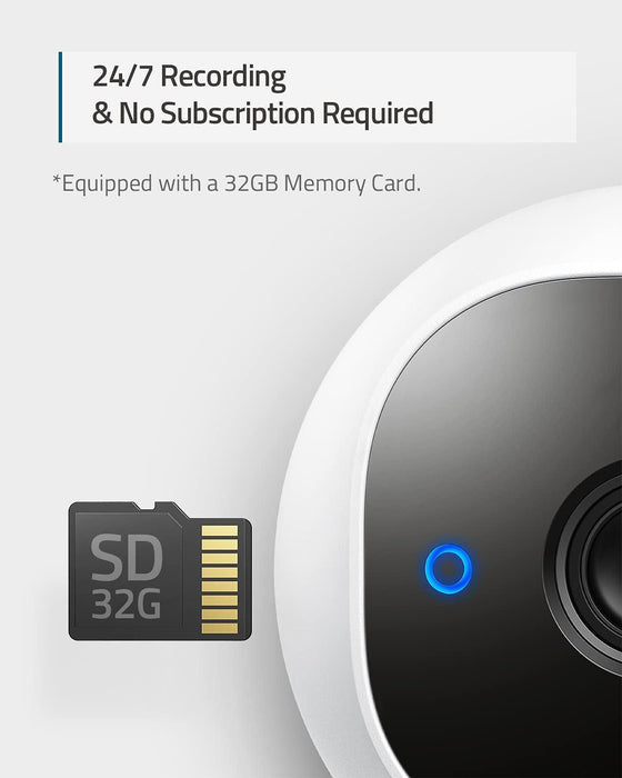 كاميرا خارجية برو بدقة 2K مع كشاف مدمج للرؤية الليلية الملونة من Anker