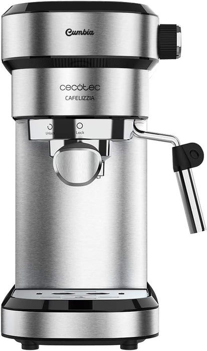 ماكينة قهوة إسبرسو كافيليزيا 790 ستيل (Cafelizzia 790 Steel) بقدرة 1350 واط وضغط 20 بار من Cecotec