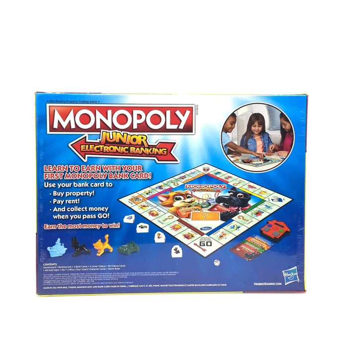 مونوبولي جونيور المصرفية الإلكترونية لتجربة مصرفية مرحة وتفاعلية للأطفال من هاسبرو