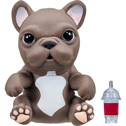 كلب فرنسي بولدغ من OMG Pets - ألعاب تفاعلية وصوتيات واقعية مع زجاجة طعام من موس