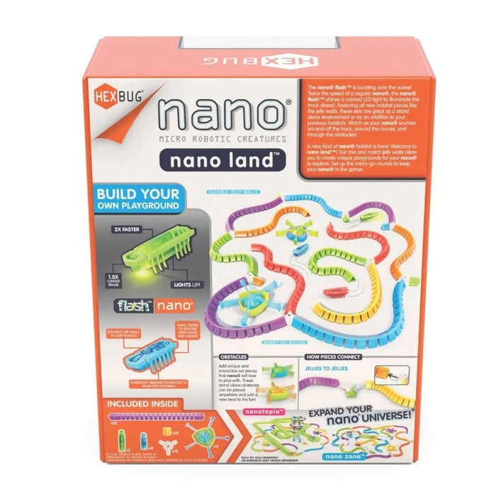 HEXBUG نانو لاند مع ٤٠ قطعة وتصميم ملاعب خيالية وتجربة لعب فريدة بتقنية الاهتزاز من سبين ماستر