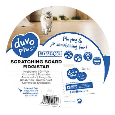 لوح خدش Fidgistar بني للقطط من Duvo.