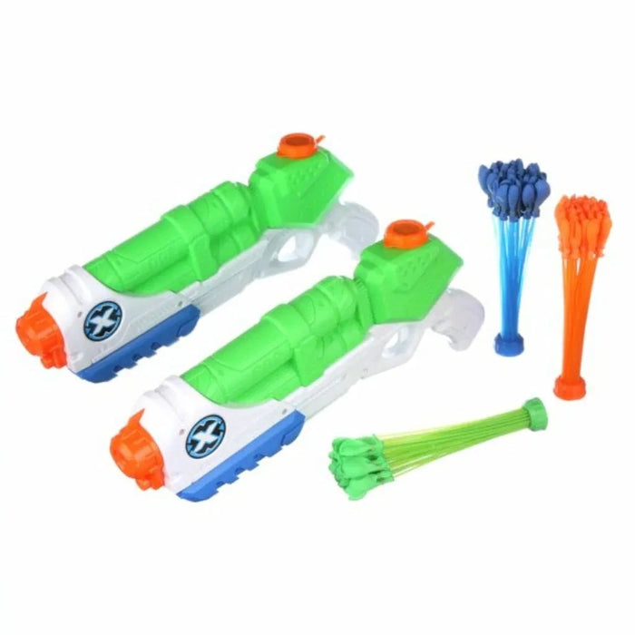 بوب مضخات الماء X-Shot - 2 طوفان رعد مع 3 بونش بالون لقذف قوي 9 أمتار من زورو